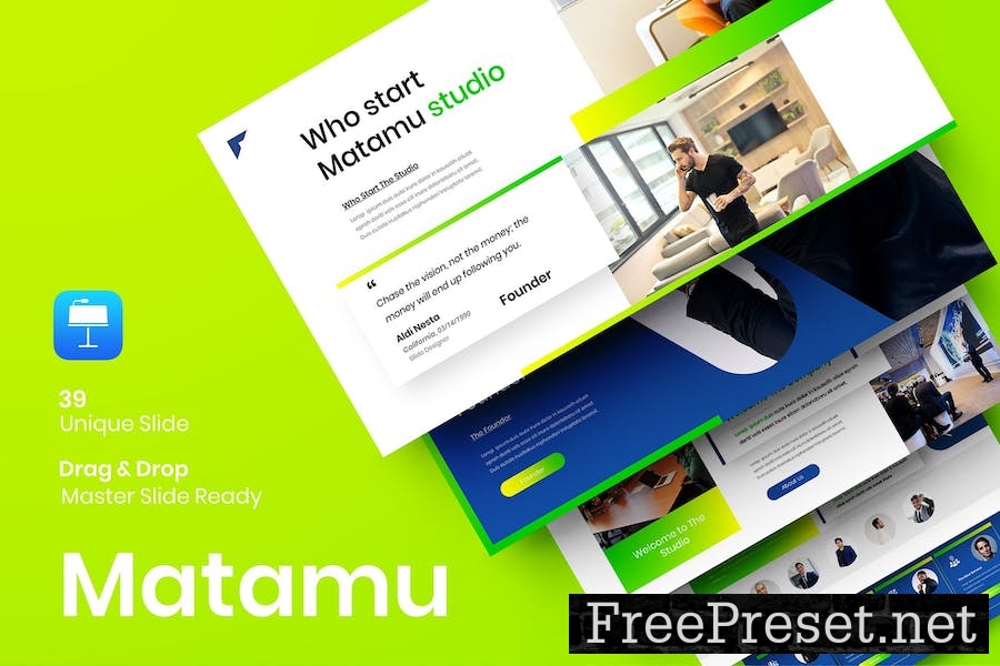 Matamu – Business Keynote Template Y5C4JKA