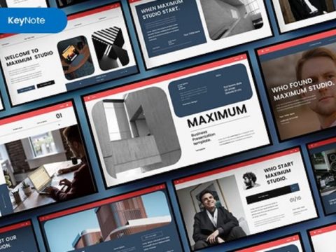 Maximum – Business Keynote Template R2RR78M