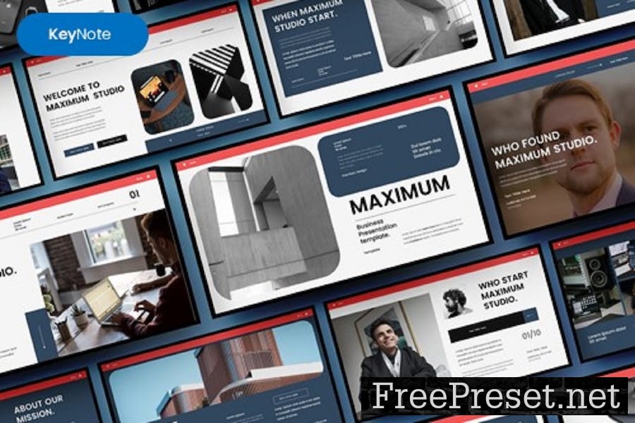 Maximum – Business Keynote Template R2RR78M