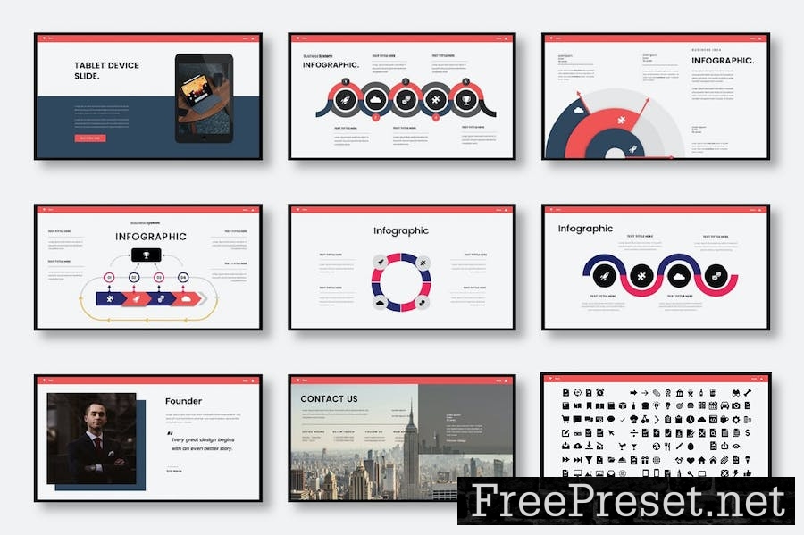 Maximum – Business PowerPoint Template DPBJKGJ