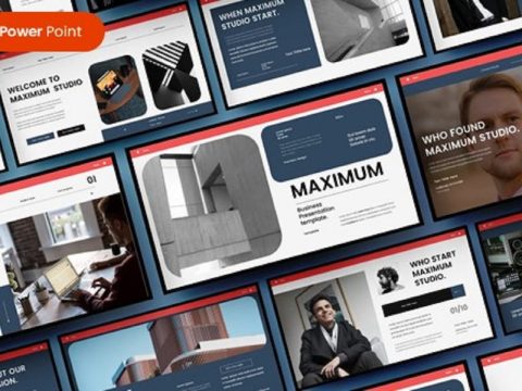 Maximum – Business PowerPoint Template DPBJKGJ