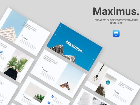 Maximus - Creative Bussines Keynote Template AGJ6H9C