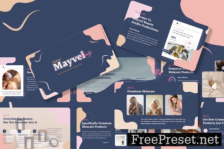 Mayvel - Skincare Keynote Templates 89MXQ7A