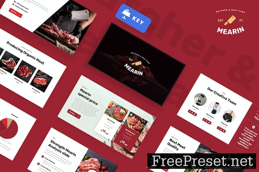 MEARIN - Butcher & Meat Farm Keynote Template 9ARL8Q4