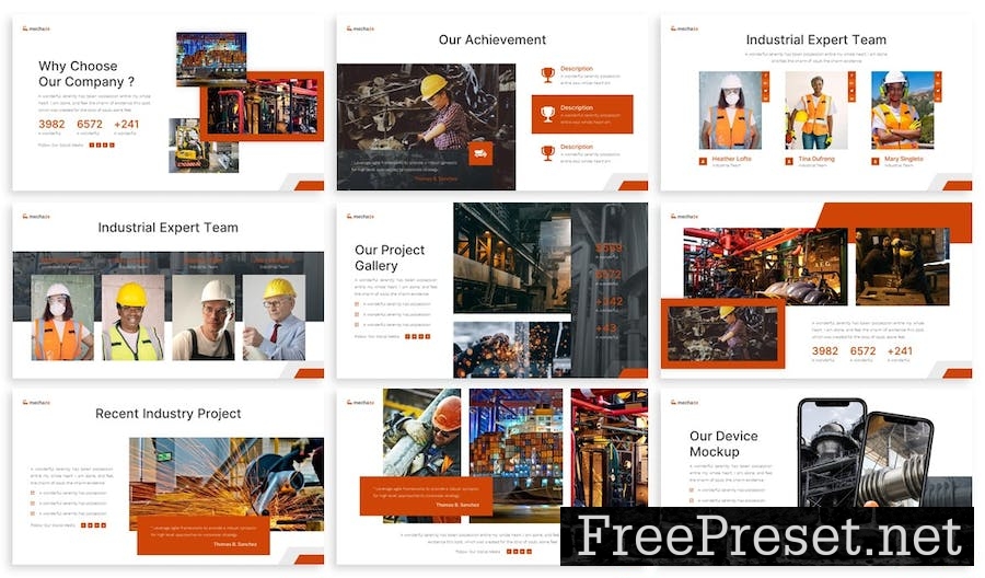 Mechaze - Industry Keynote Template RSRLPZZ