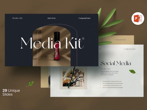 Media Kit Presentation Template X3DN6A7