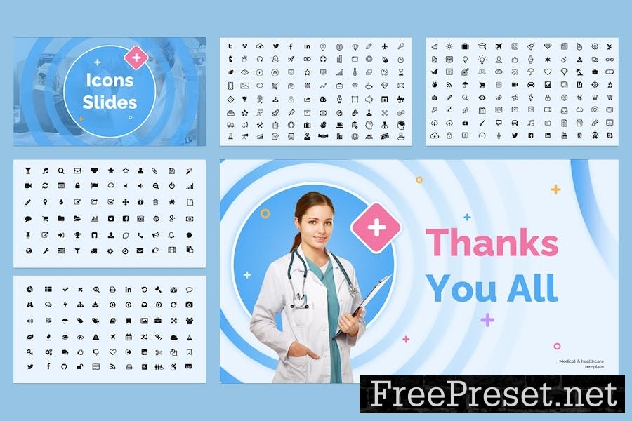 Mediasi - Medical Healthcare Powerpoint Template 24XPNLT