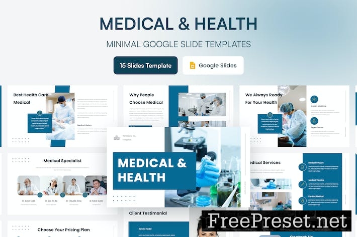 Medical Health Presentation Template Google Slides KASZMVA