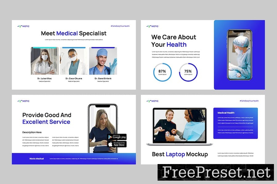 Medical & Healthcare Google Slides Template YJ2XRS7