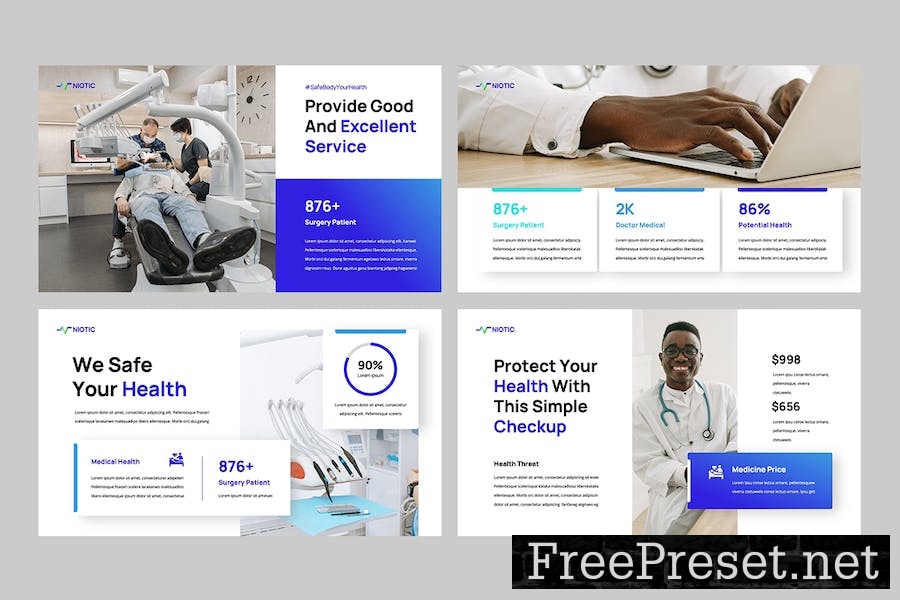 Medical & Healthcare Google Slides Template YJ2XRS7