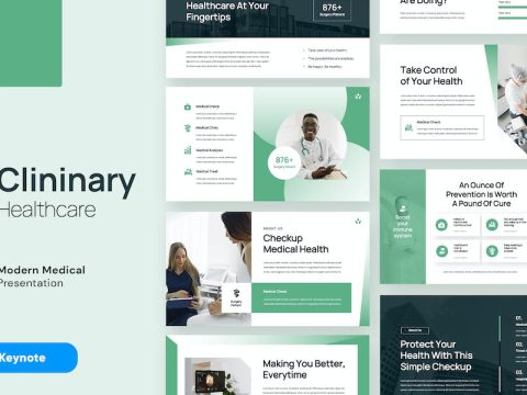 Medical & Healthcare Keynote Template UJZ2PJ8