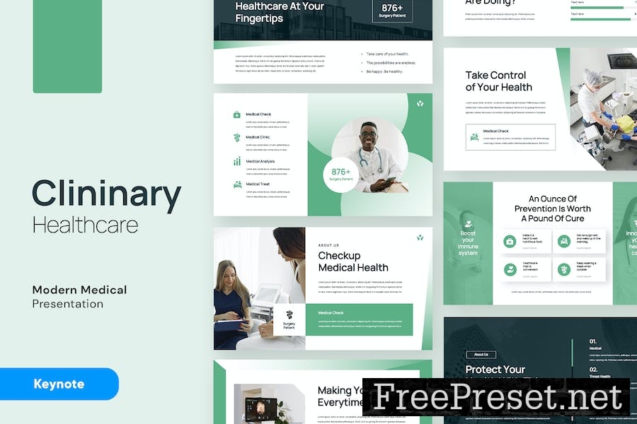 Medical & Healthcare Keynote Template UJZ2PJ8