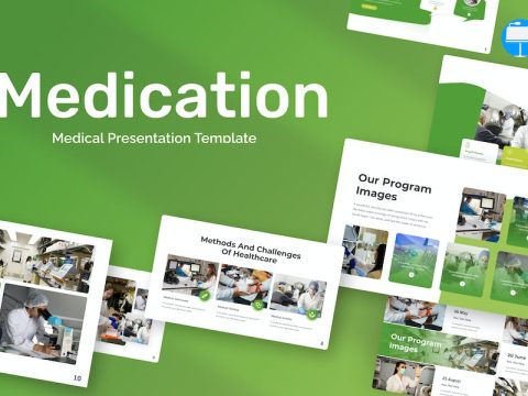 Medication Green Creative Medical Keynote Template VDPJM4J