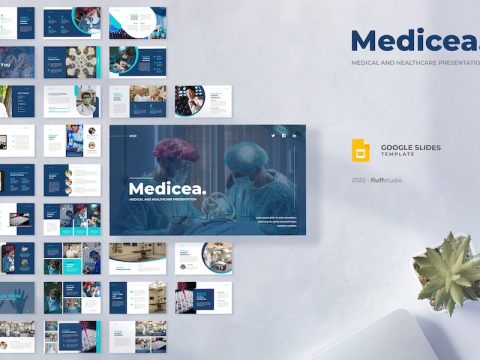 Medicea - Medical Google Slides Template 3EMCVLS