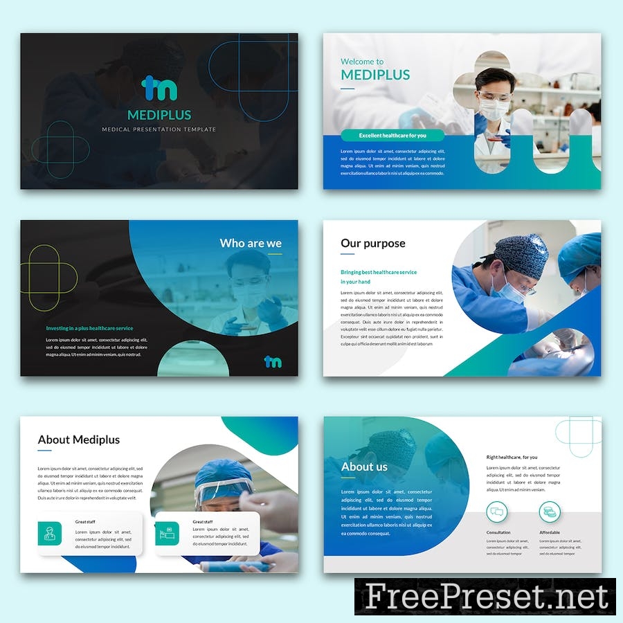 MEDIPLUS – Medical Google Slide Template G3HENK3