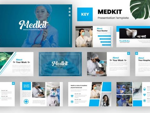 Medkit - Medical Treatment Keynote Template YDWHMJ5