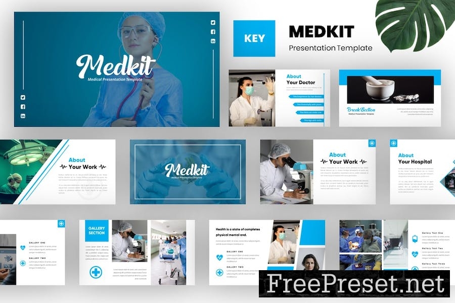 Medkit - Medical Treatment Keynote Template YDWHMJ5