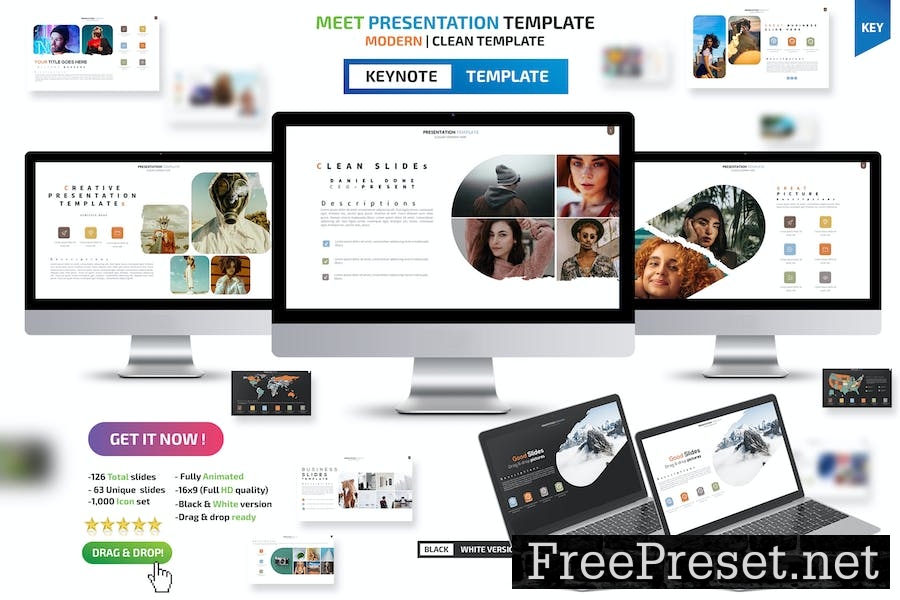 Meet Keynote Presentation Templates XJEN5AD