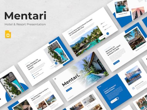 Mentari - Hotel & Resort Google Slide Template KXLE33N