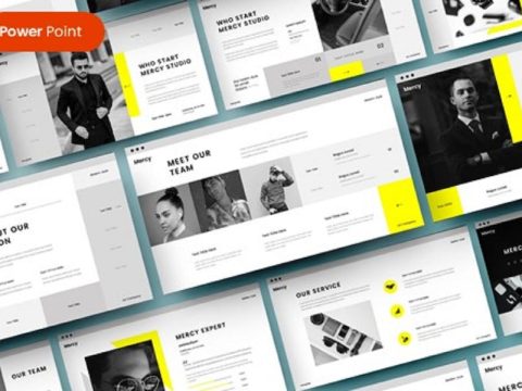 Mercy – Business PowerPoint Template EA6TNRN