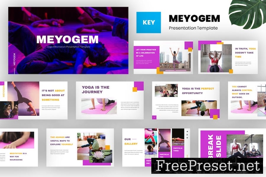 Meyogem - Yoga Minimalism Keynote Template 6WHCC3G