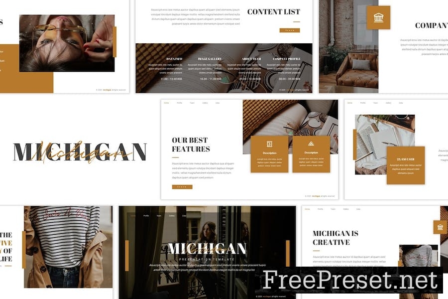 Michigan Presentation Template ULDQLHV