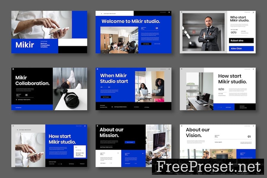 Mikir – Business Keynote Template RJ6TJDS