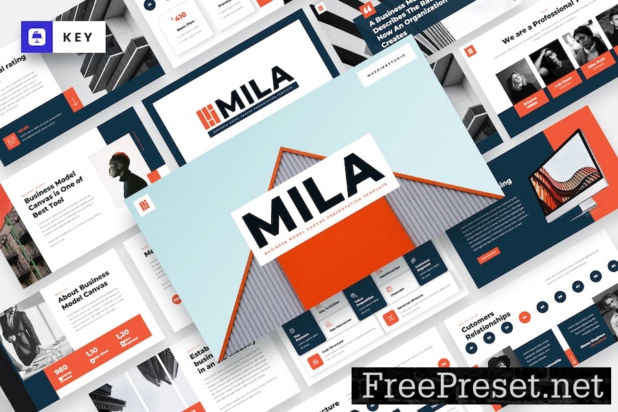 MILA - Business Model Keynote Template G6EG9U5