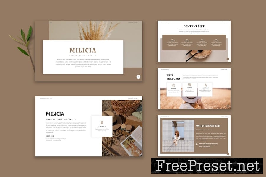 Milicia - Powerpoint Template XMS6U7R