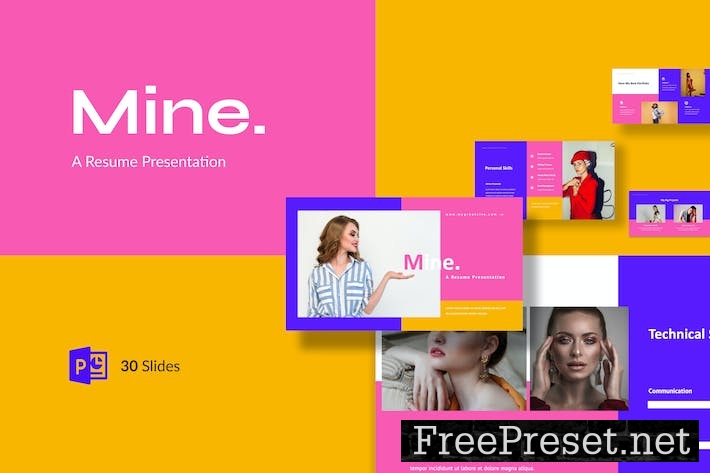 Mine - Resume Powerpoint SBFQEPN