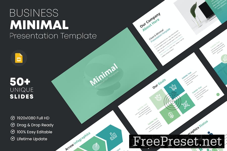 Minimal - Google Slides Template GLEBKK5