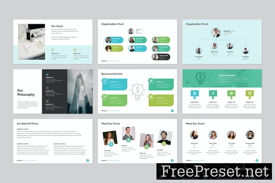 Minimal - PowerPoint Template 74BU7QQ