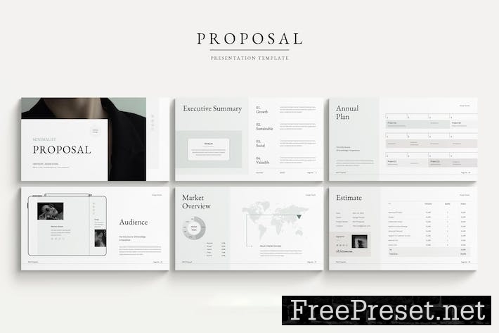 Minimal Proposal Google Slides Presentation DHN5EKF