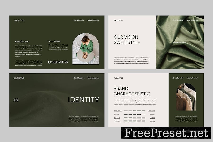 Minimalist Brand Guideline Keynote XUKJPRU