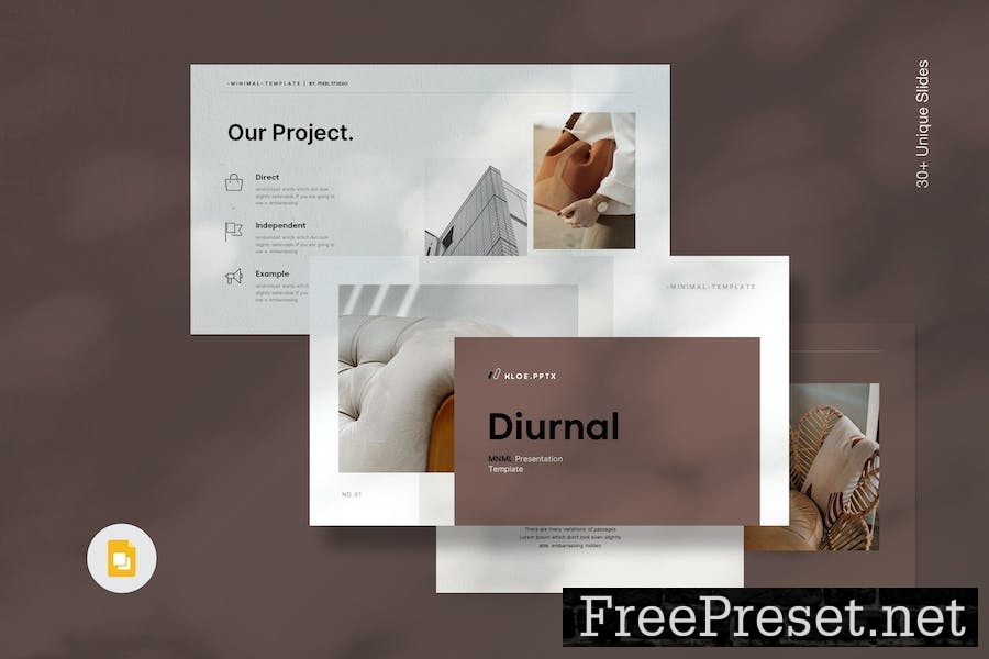 Minimalist Google Slides Template YDGP6W5