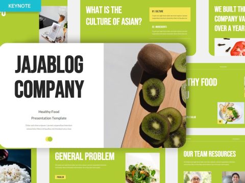 Minimalist Green White Business Company Profile PVCGTPS