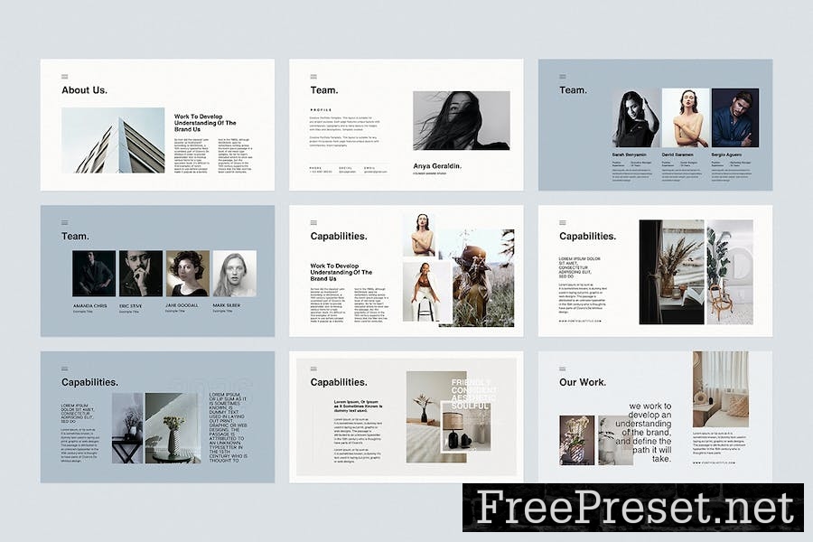 Minimalist Presentation Google Slides Template ULTNXUX