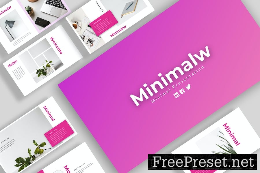 Minimalw Google Slides Template 7RHKB25