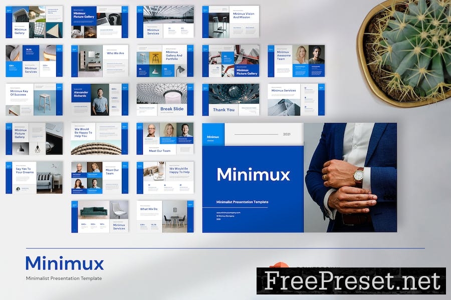 Minimux - Corporate PowerPoint Template SCPGG9N