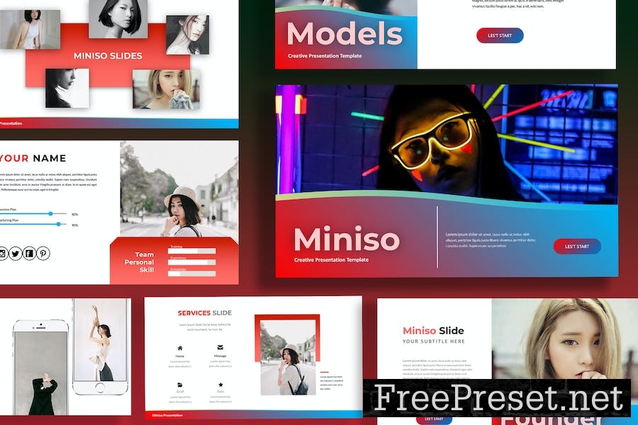 Miniso Google Slides Template ZSPZ6L7