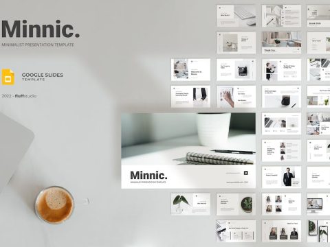 Minnic - Minimalist Google Slides Template MA3EL48