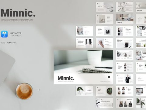 Minnic - Minimalist Keynote Template A67RC4G