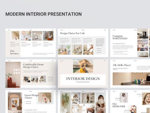 Modern Interior Google Slides Presentation LWJ6R32