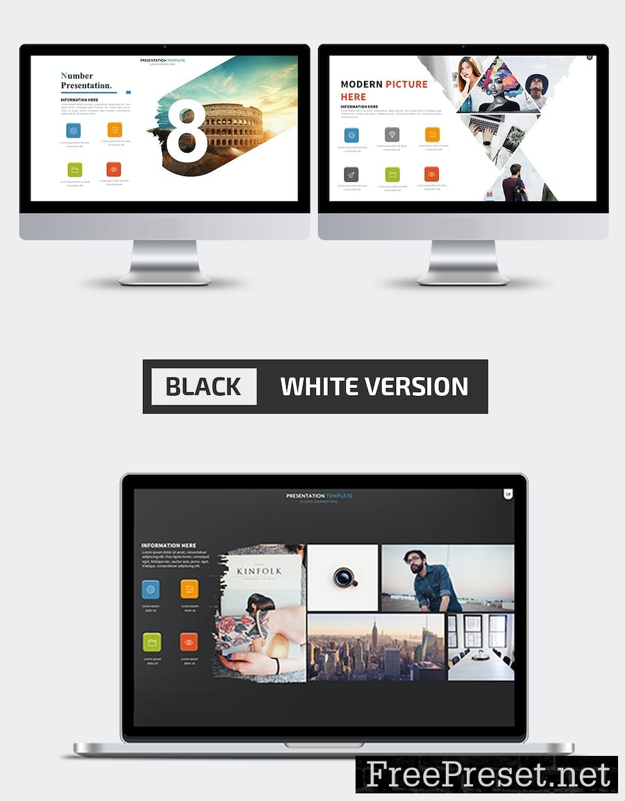 Modern Keynote Presentation Templates V9K5LZD