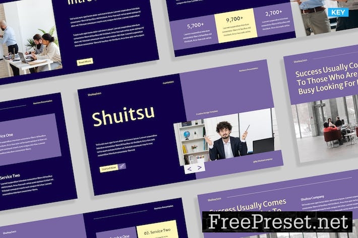 Modern Purple Yellow Business Presentation 016 5SZH9VX