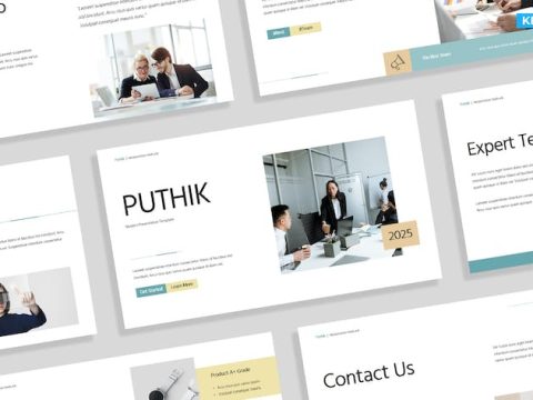 Modern Teal Brown Business Company Profile 3PPRNZC