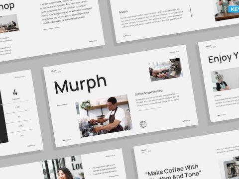 Modern White Simple Black Coffee Shop Planning 023 N3MU8TK