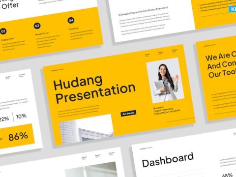 Modern White Yellow Digital Marketing 016 E8R2K38