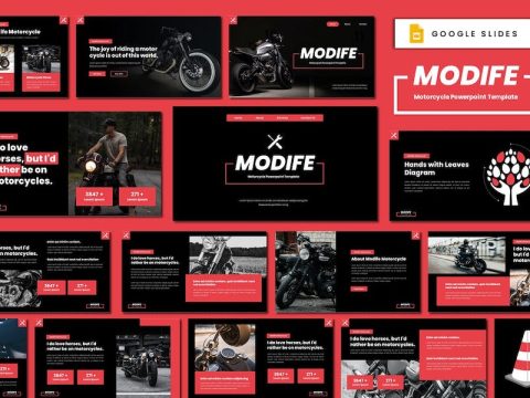 Modife - Motorcycle Google Slides Template MB6G526