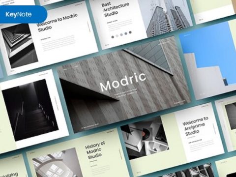 Modric – Business Keynote Template Y8H4PAW